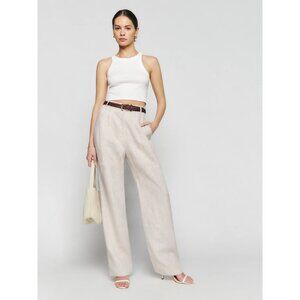 REFORMATION Mason Linen Pant
